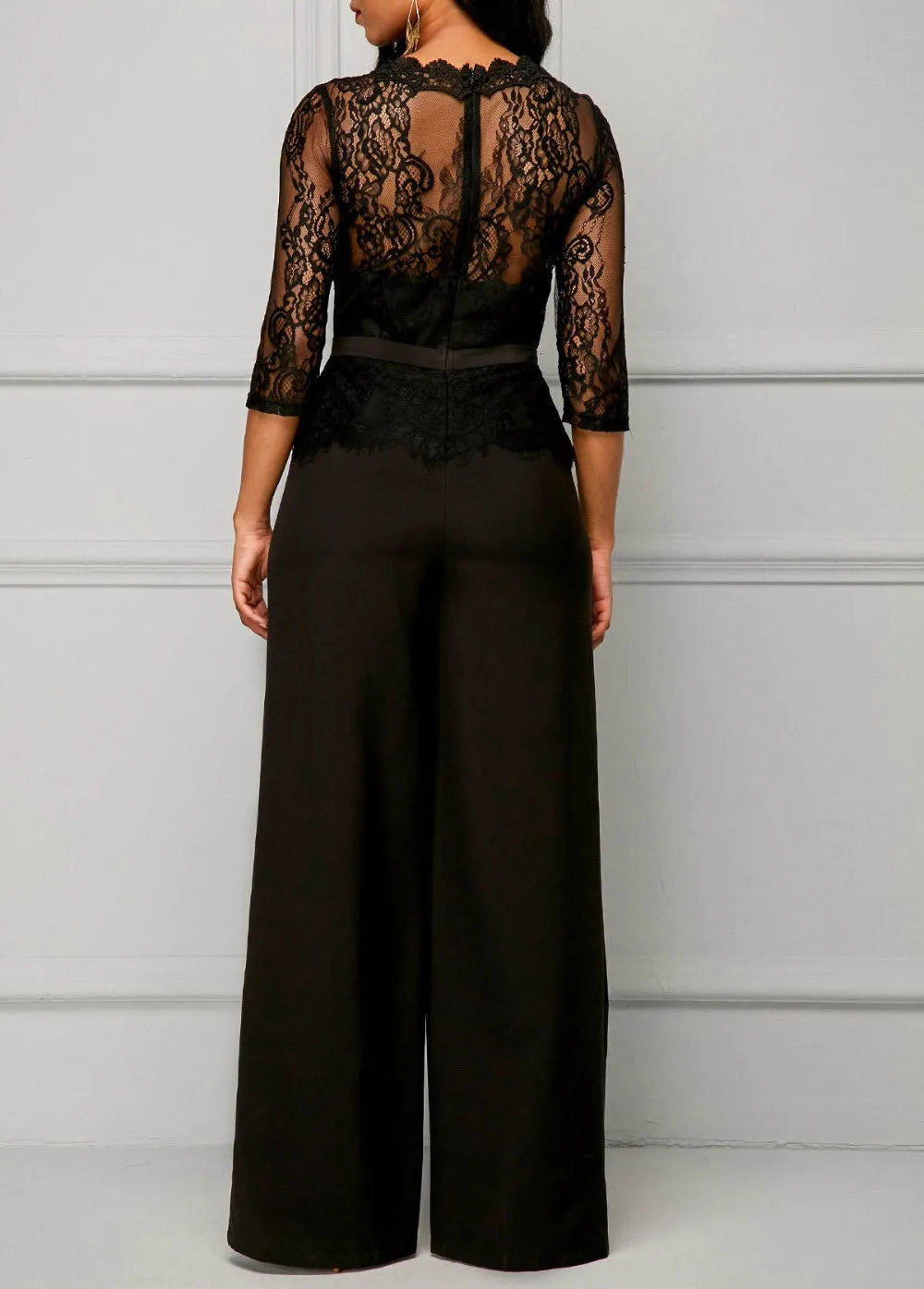 Lace Wide Leg Jumpsuit