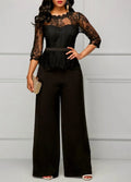 Lace Wide Leg Jumpsuit
