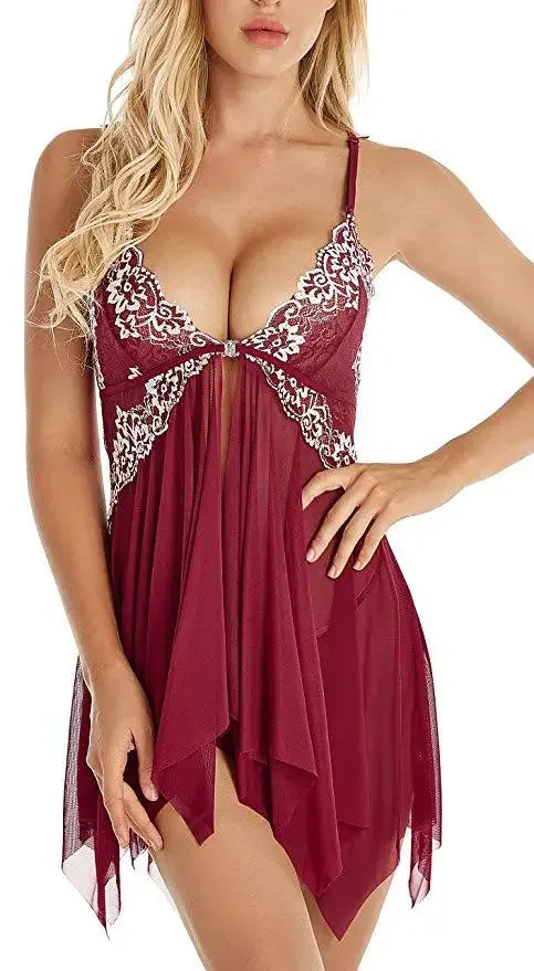 Lace Mesh Babydoll
