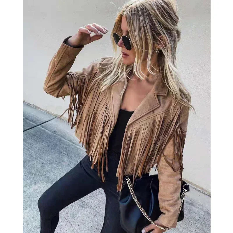 Fringe Suede Jacket