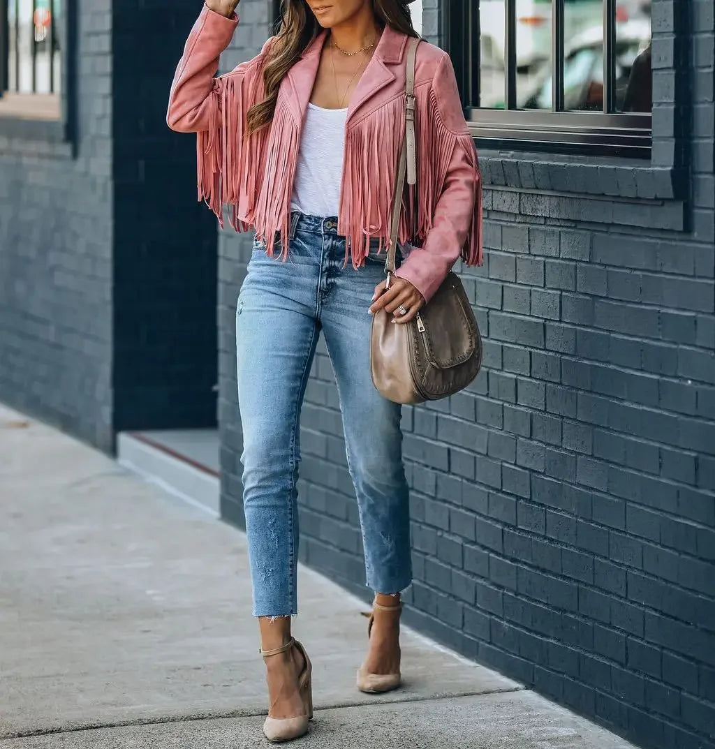 Fringe Suede Jacket