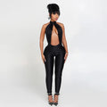 Noir Halter Jumpsuit