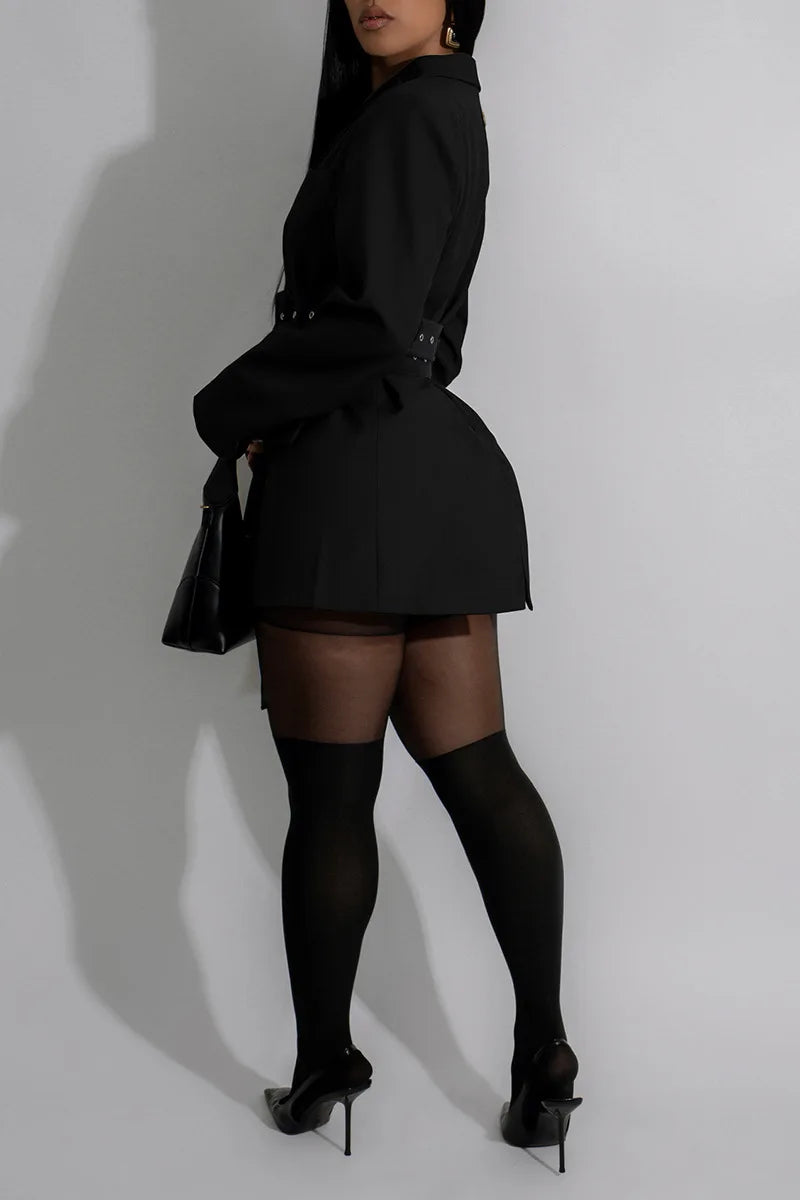 Belted Statement Blazer