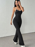 Backless Flare Jumpsuit