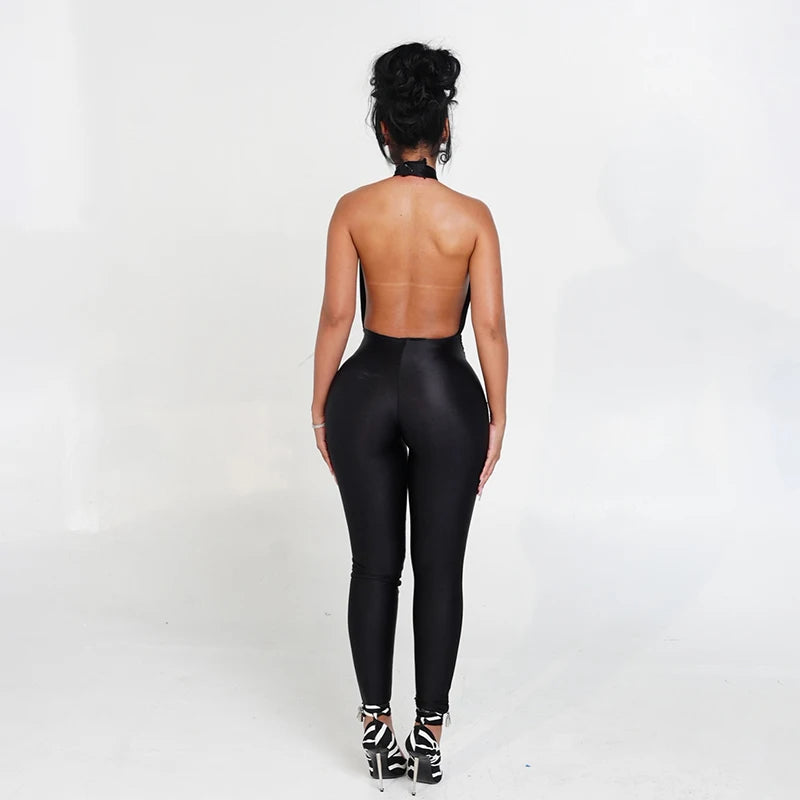 Noir Halter Jumpsuit