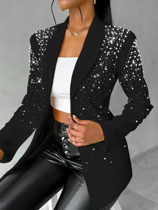 Beaded Elegance Blazer