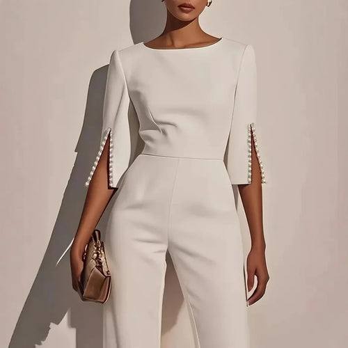 Beaded Elegance Jumpsuit