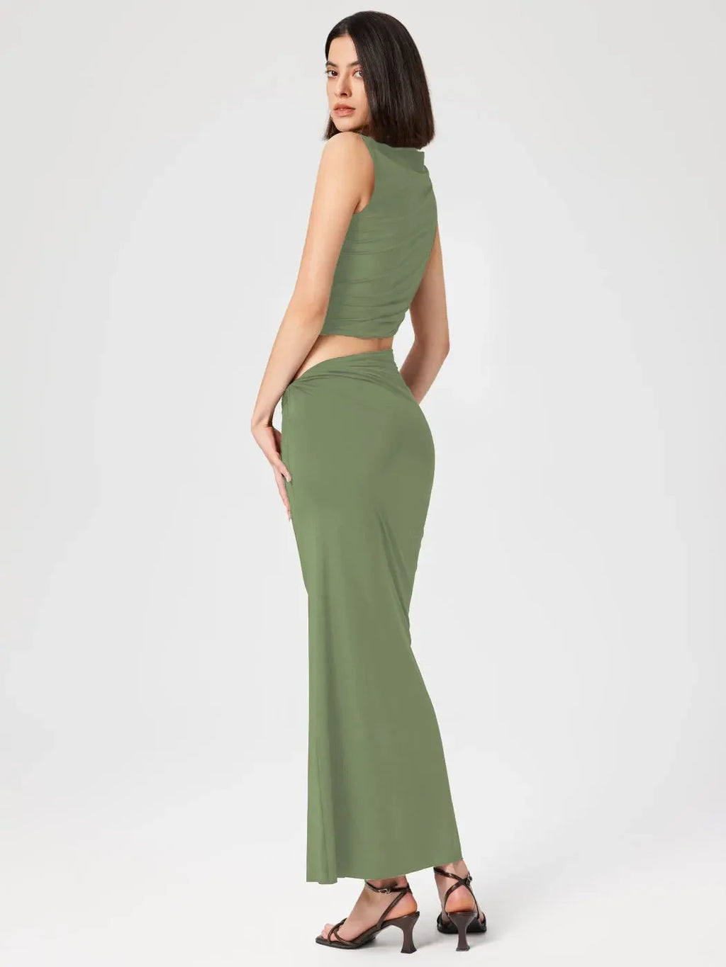 Ribbed Knit Two-Piece Set