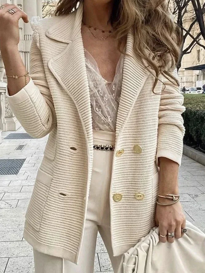 Classic Double-Breasted Blazer