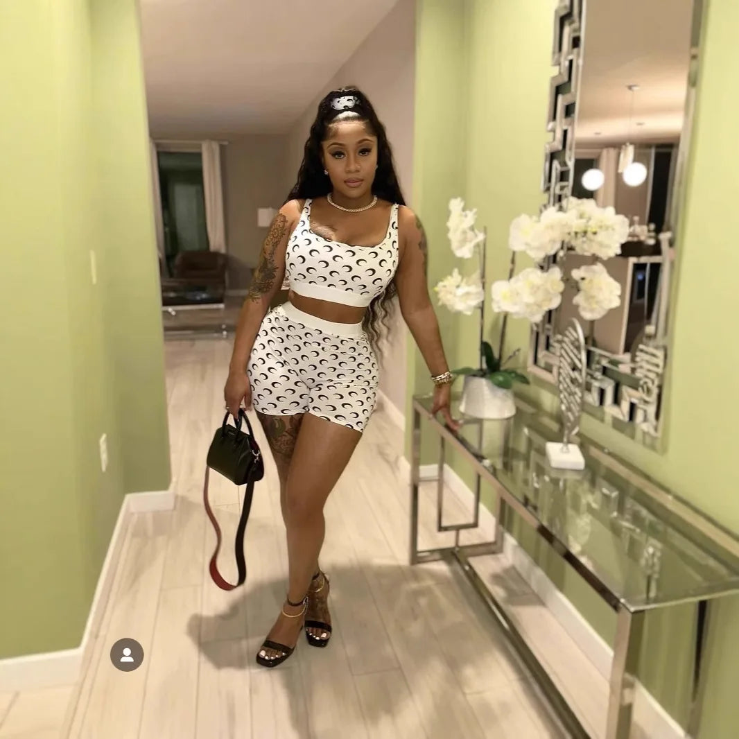 Printed Two-Piece Set