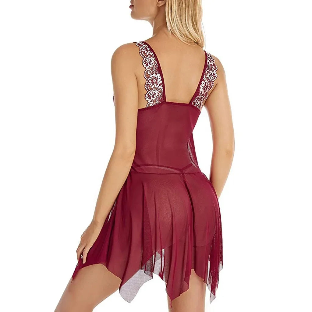 Lace Mesh Babydoll