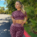 Leopard Print Workout Set