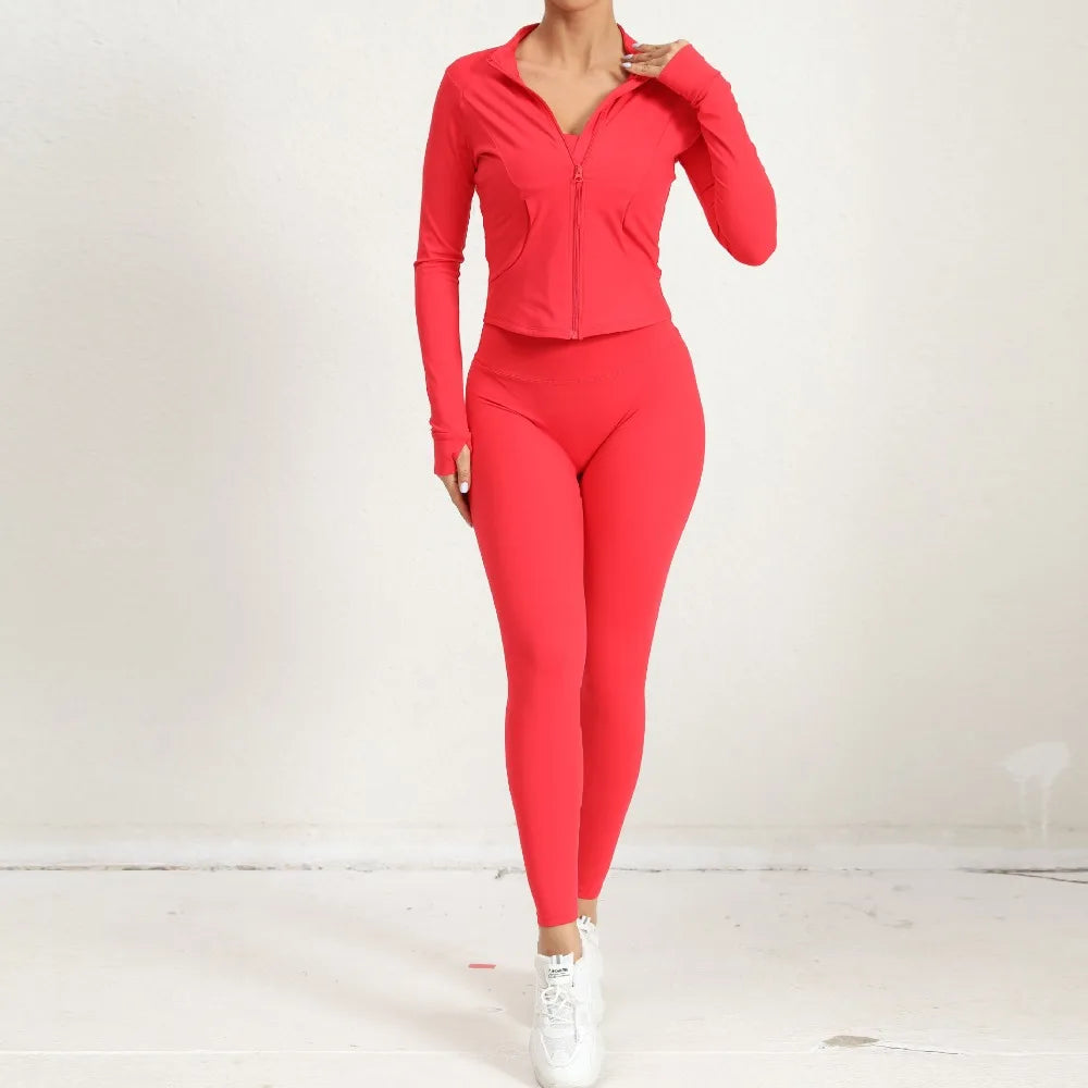 Yoga Jacket & Leggings Set