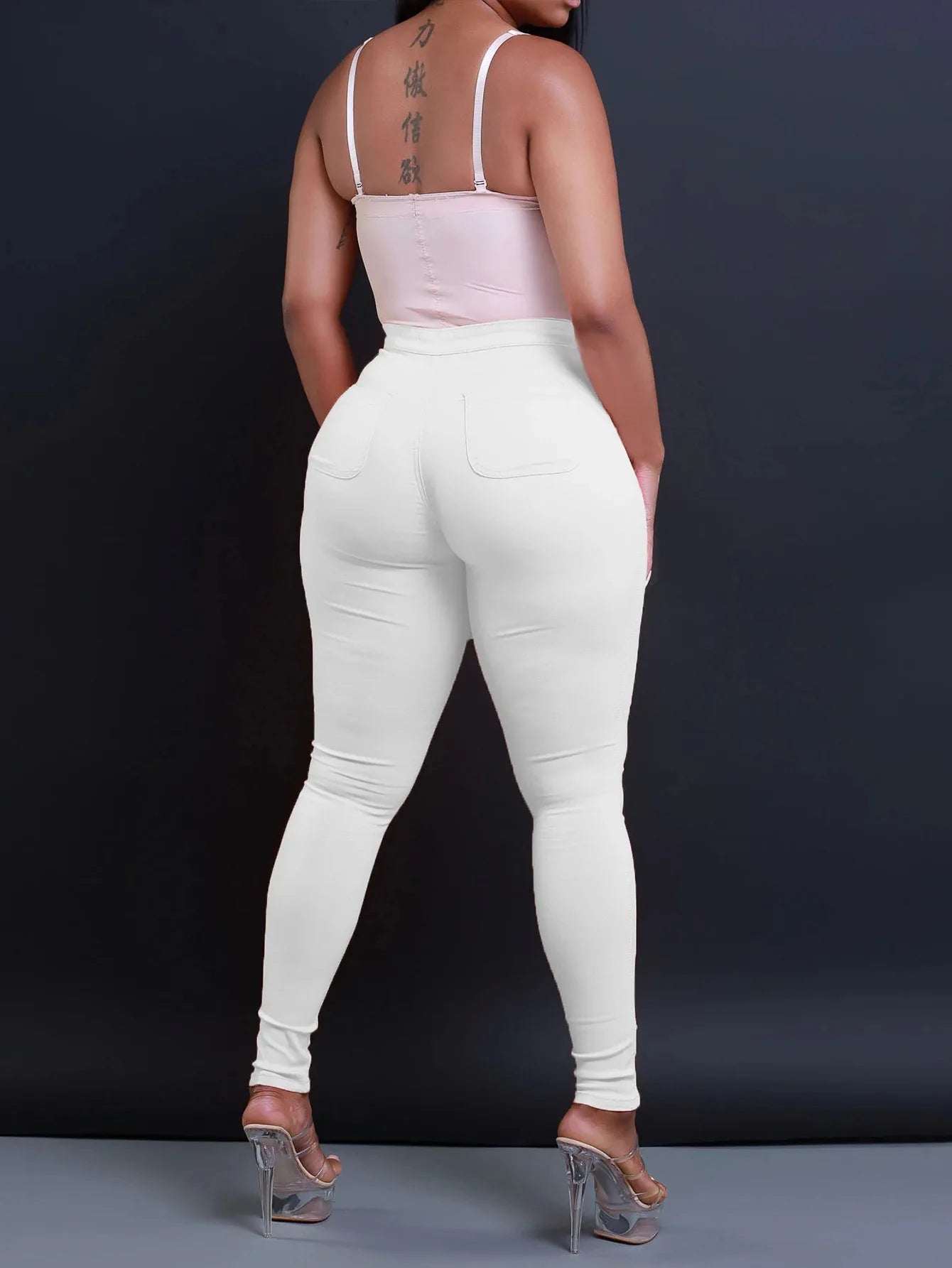 High-Waisted Skinny Jeans